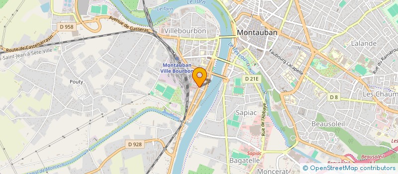 localisation de l'entreprise DERATIT  MONTAUBAN