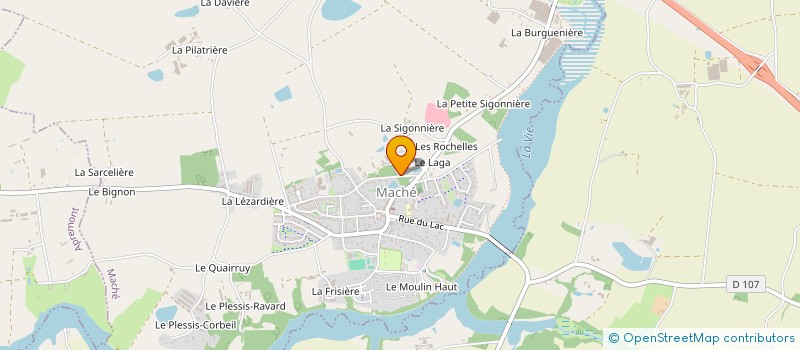 localisation de l'entreprise DERAUMONT à MACHE