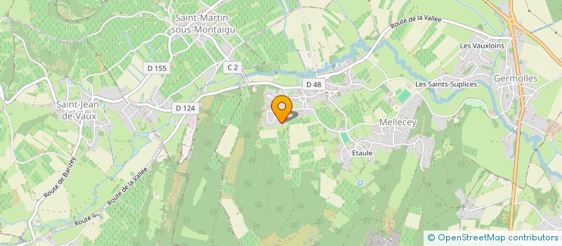 localisation de l'entreprise DERAVIA  MELLECEY