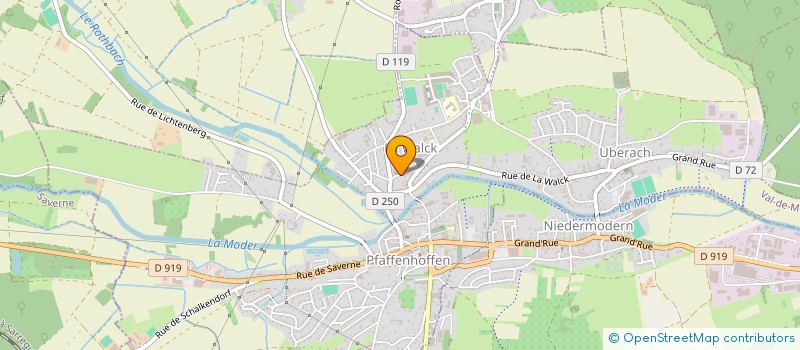 localisation de l'entreprise DERAY  VAL-DE-MODER