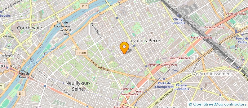 localisation de l'entreprise DERAY ANALYSE ET CONSEIL à LEVALLOIS PERRET