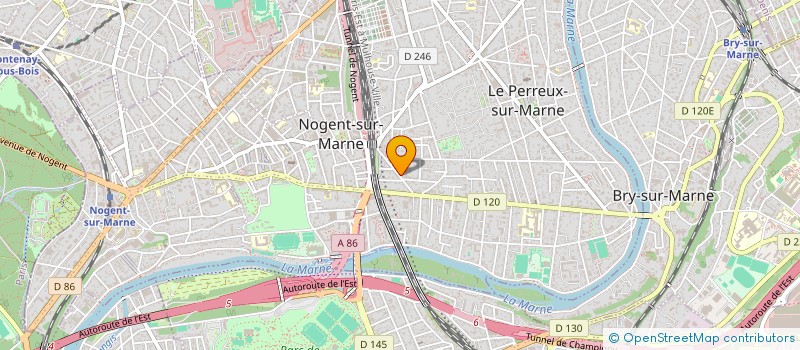 localisation de l'entreprise DERAY MEDICAL & LOGICIELS à LE PERREUX-SUR-MARNE