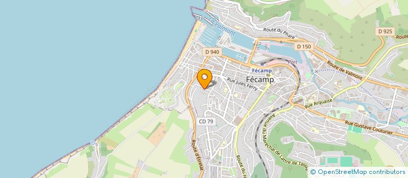 localisation de l'entreprise DERAZEL  FECAMP