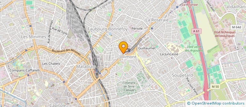 localisation de l'entreprise DERBALI  TOULOUSE