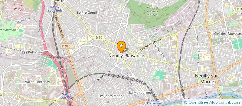 localisation de l'entreprise DERBI à NEUILLY-PLAISANCE