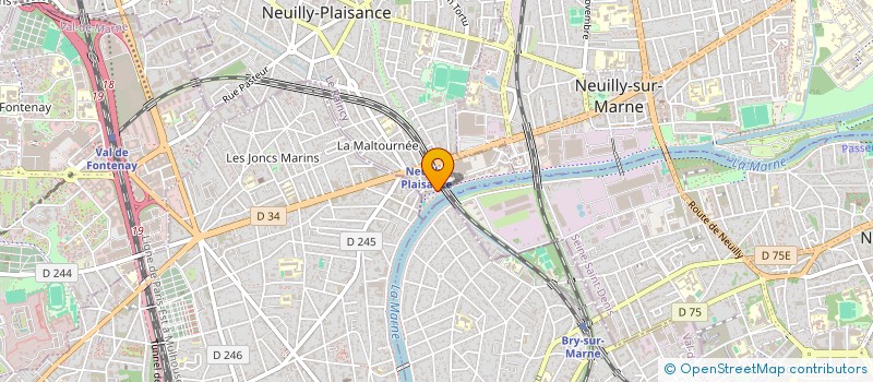 localisation de l'entreprise DERBI à NEUILLY-PLAISANCE