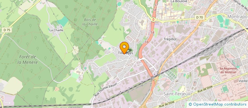 localisation de l'entreprise DERBY CONCEPT  BESANCON