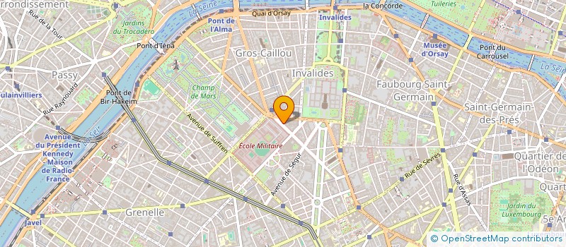 localisation de l'entreprise DERBY EIFFEL HOTEL  PARIS