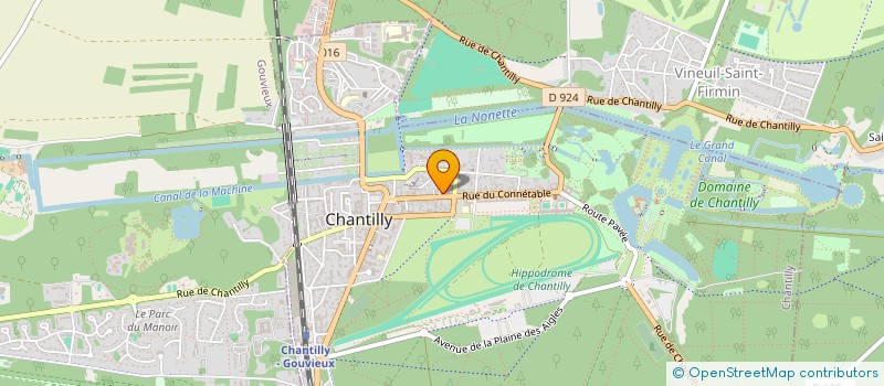 localisation de l'entreprise DERBY SOCIETE DES ETS RICHARD BOUTHEMY à CHANTILLY