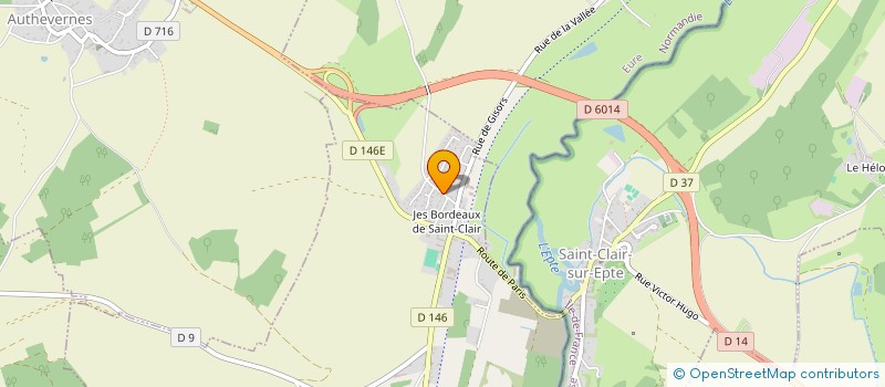 localisation de l'entreprise DERCALY à AUTHEVERNES