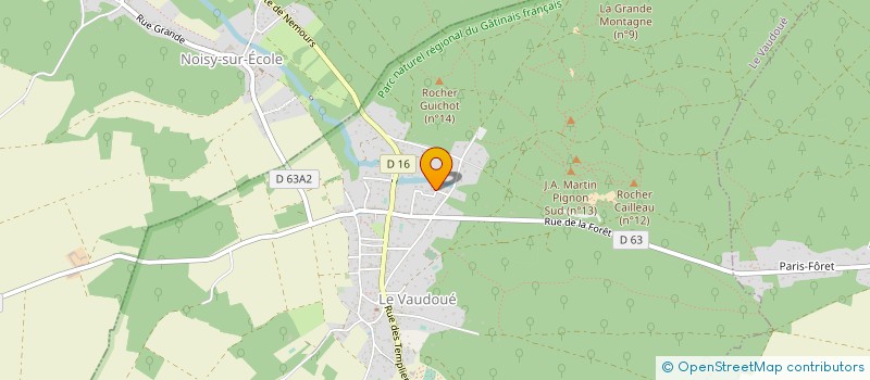 localisation de l'entreprise DEREC à LA CHAPELLE-LA-REINE