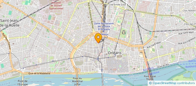 localisation de l'entreprise DEREC à ORLEANS