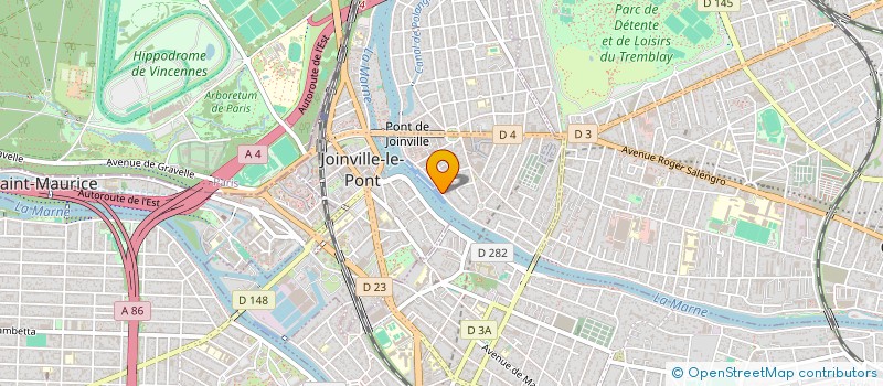 localisation de l'entreprise DERECH ERETZ 3.14 à JOINVILLE-LE-PONT