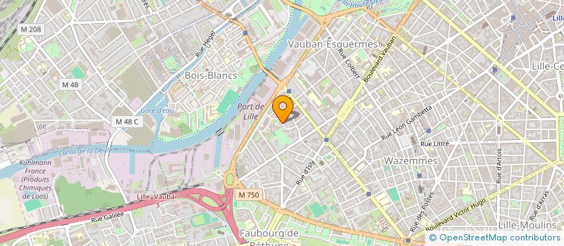 localisation de l'entreprise DEREEPER-DEVULDER à LILLE
