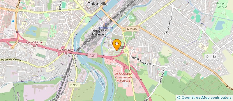 localisation de l'entreprise DEREIF PARIS 9 CHEMIN DU CORNILLON SAINT DENIS SCI  YUTZ