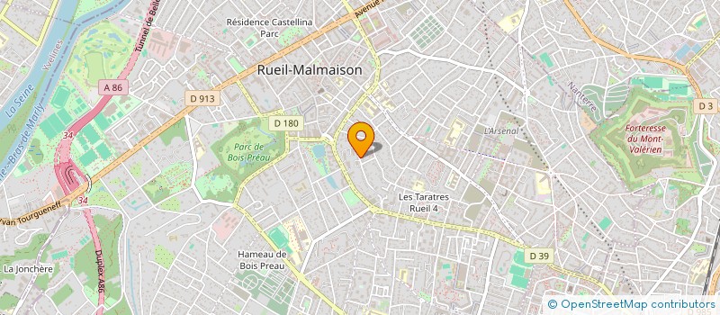 localisation de l'entreprise DEREMET à RUEIL-MALMAISON