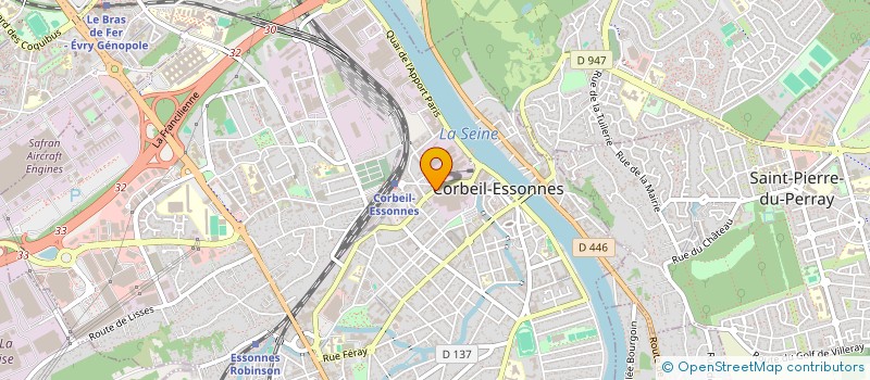 localisation de l'entreprise DEREN à CORBEIL-ESSONNES