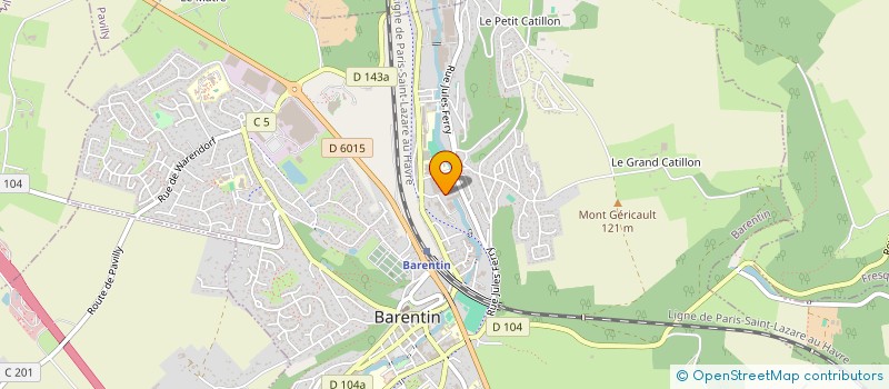 localisation de l'entreprise DEREN ET CIE à BARENTIN
