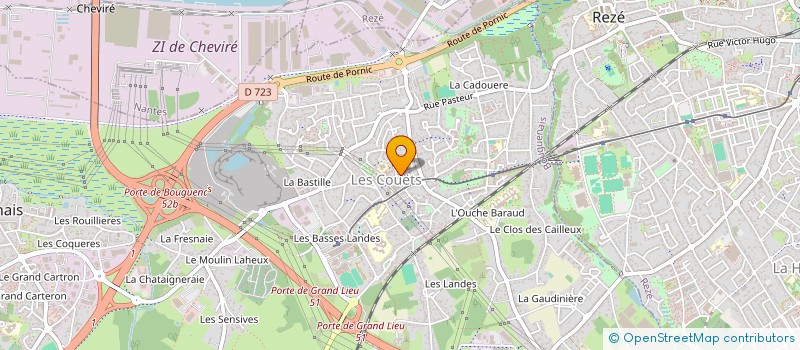 localisation de l'entreprise DERENNE SERVICES  BOUGUENAIS