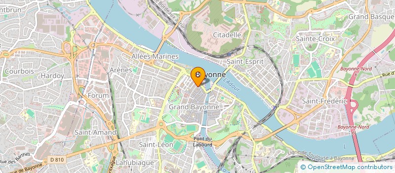 localisation de l'entreprise DEREP 2 à BAYONNE