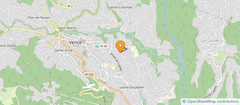 localisation de l'entreprise DEREPAS ESPACES VERTS à VENCE