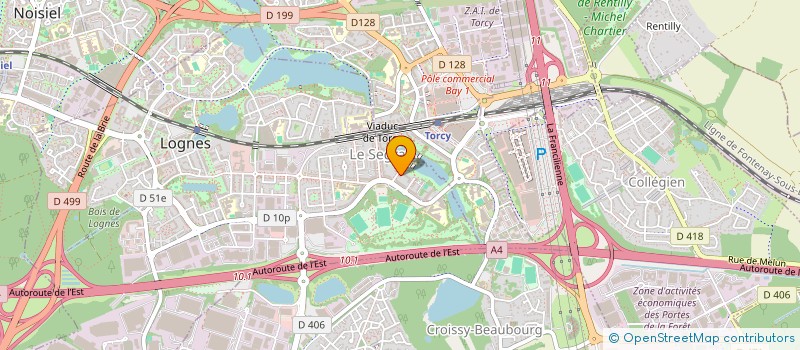localisation de l'entreprise DERES à LOGNES