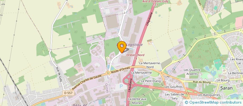 localisation de l'entreprise DERET IMMOBILIER à SARAN