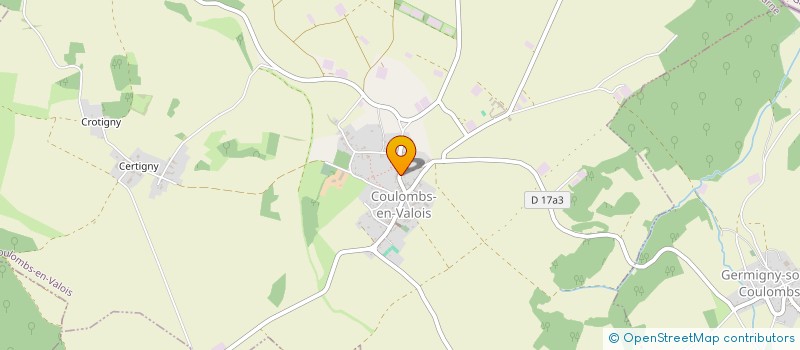 localisation de l'entreprise DERETEC à COULOMBS-EN-VALOIS