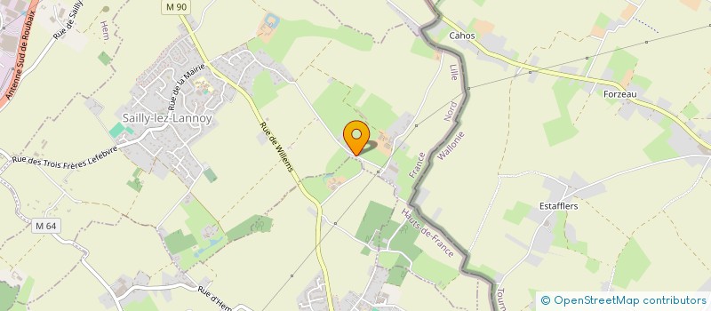 localisation de l'entreprise DEREU LOCATION  WASQUEHAL