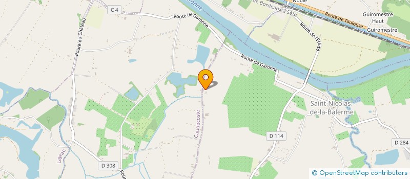 localisation de l'entreprise DEREUMAUX SOLAIRE  CAUDECOSTE