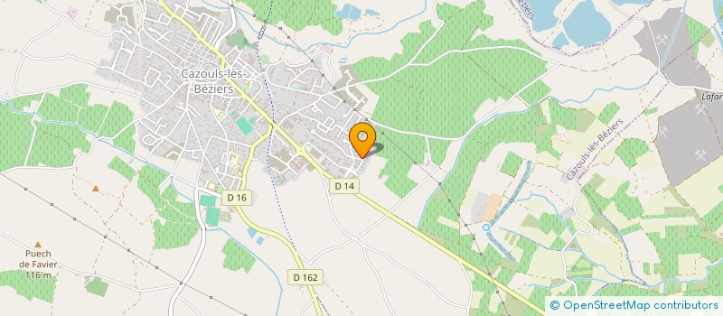 localisation de l'entreprise DEREVAN  CAZOULS-LES-BEZIERS