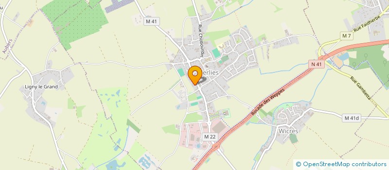 localisation de l'entreprise DEREVO IMPORT  HERLIES