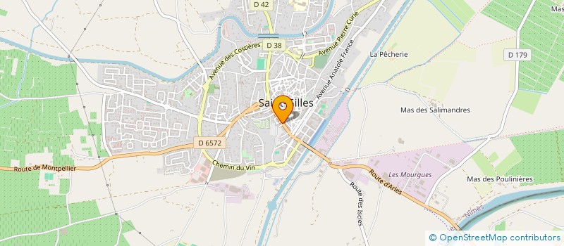 localisation de l'entreprise DEREZA SARL à SAINT-GILLES