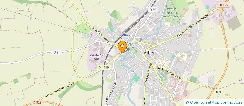 localisation de l'entreprise DERFANNE  VILLE-SUR-ANCRE