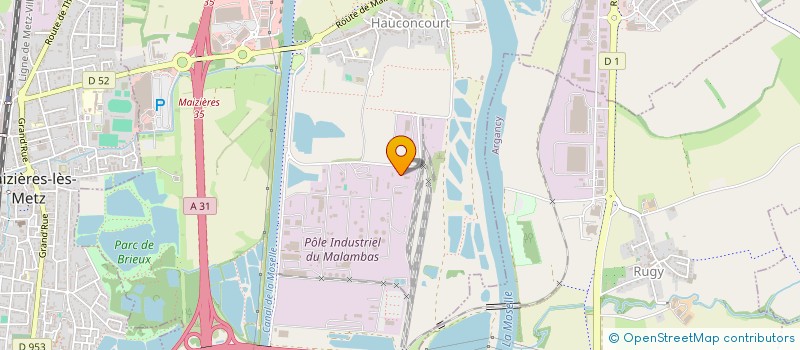localisation de l'entreprise DERFI  HAUCONCOURT