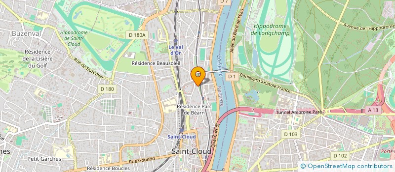 localisation de l'entreprise DERHY INVESTISSEMENT à SAINT-CLOUD