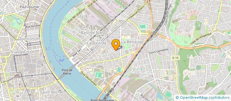 localisation de l'entreprise DERI 33 DEPANNAGE ENTRETIEN RENOVATION INTERIEURE 33  BORDEAUX