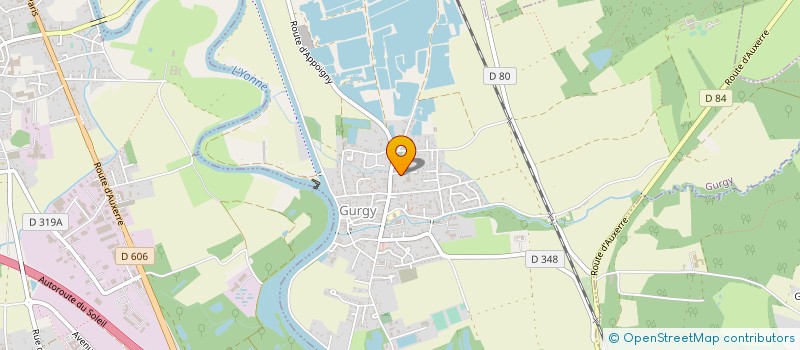 localisation de l'entreprise DERIAZ ET COMPAGNIE à GURGY