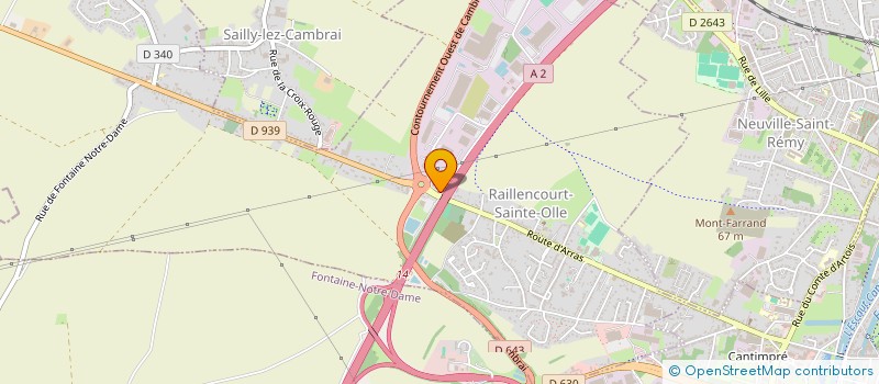 localisation de l'entreprise DERICHEBOURG AERONAUTICS SERVICES NORTH  FAMARS