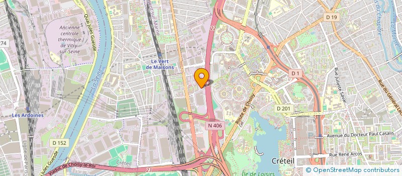 localisation de l'entreprise DERICHEBOURG ENERGIE E.P.  CRETEIL