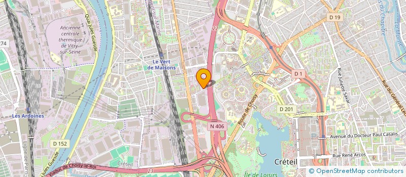 localisation de l'entreprise DERICHEBOURG FM à CRETEIL