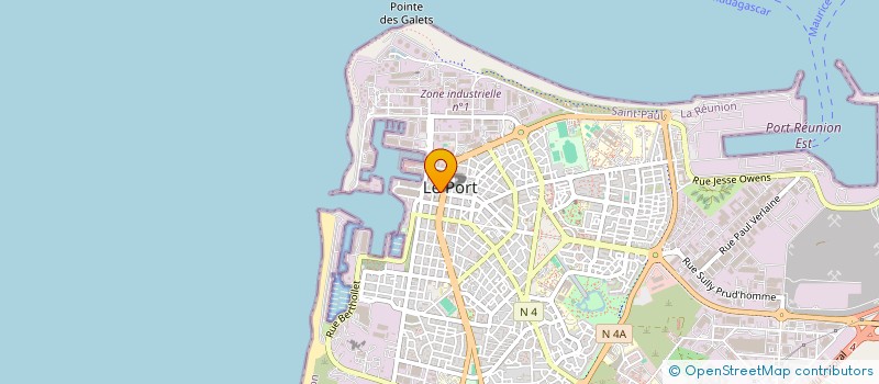 localisation de l'entreprise DERICK OCEAN INDIEN  LE PORT