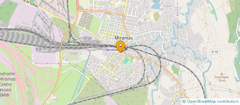localisation de l'entreprise DERIDIS à MIRAMAS