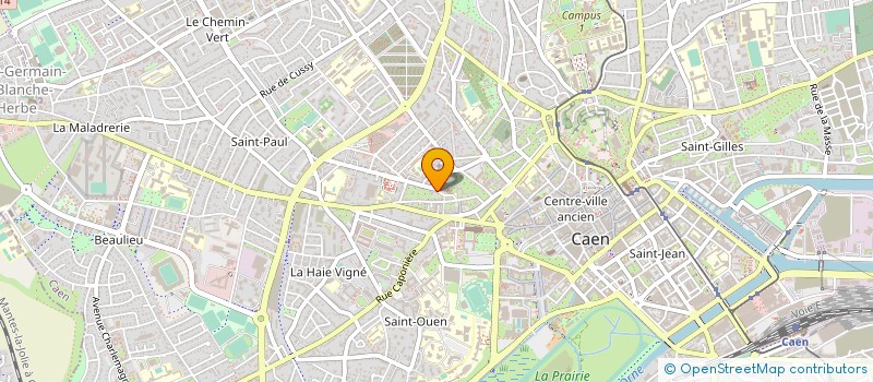 localisation de l'entreprise DERIEUX à CAEN