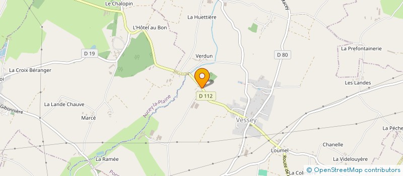 localisation de l'entreprise DERIEUX  PONTORSON