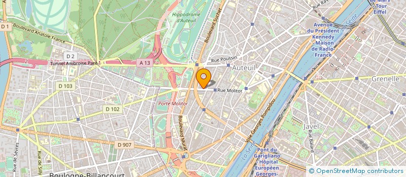 localisation de l'entreprise DERINVEST  BLAGNAC