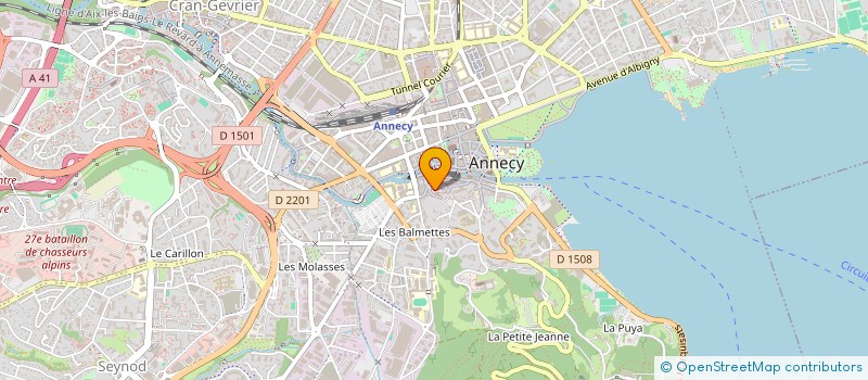 localisation de l'entreprise DERIO  ANNECY