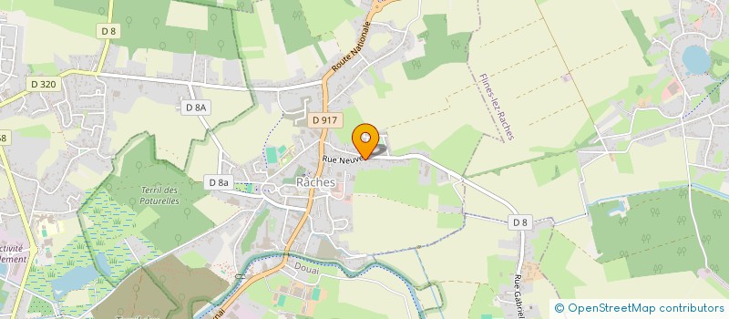 localisation de l'entreprise DERIV VP FRANCE  RACHES