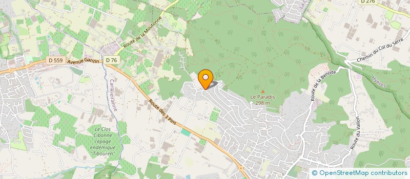 localisation de l'entreprise DERIVE  CARQUEIRANNE