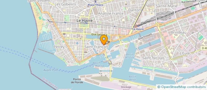 localisation de l'entreprise DERIVE  LE HAVRE